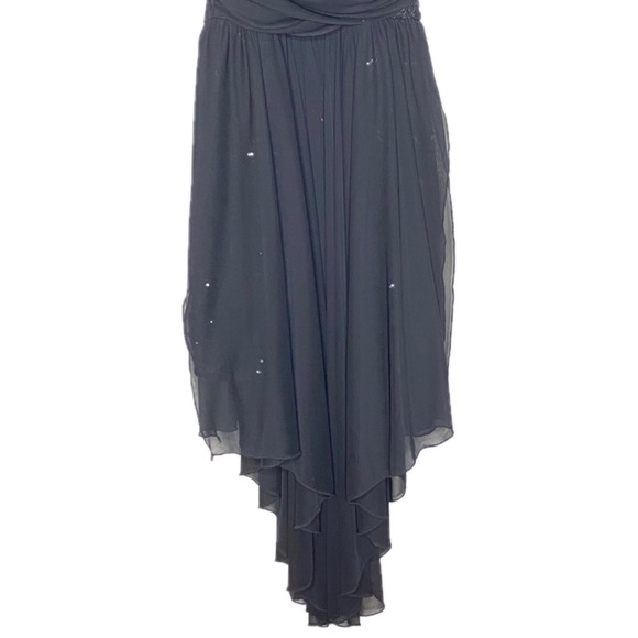 City Triangles Black High Low Sequin Dress Size 1 - Picture 7 of 16